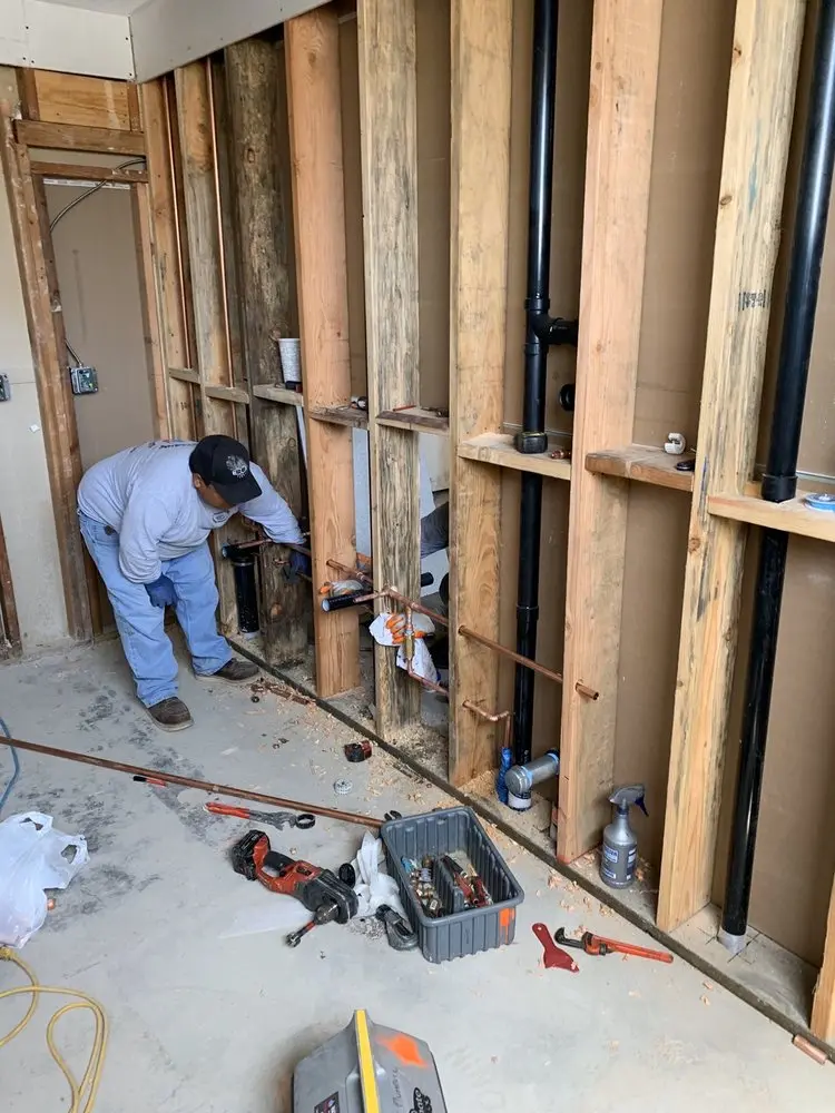 Commercial rough-in plumbing for Gas Line Repair in Pilgrim Gardens